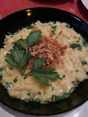 Kasnockerl  at Cafe Harvest in Vienna