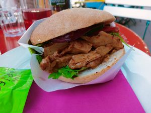 Harvest Chicky Sandwich at Cafe Harvest in Vienna