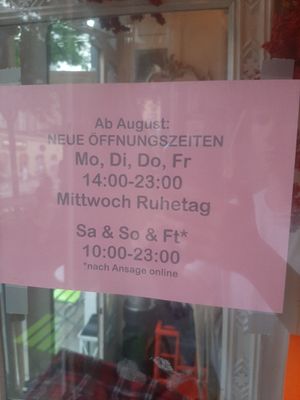 August 2023 at Cafe Harvest in Vienna