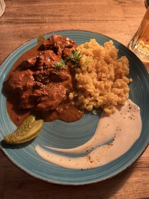 Goulash   at Cafe Harvest in Vienna
