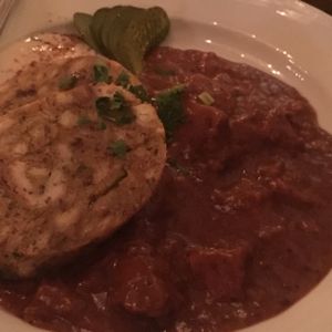 Goulash  at Cafe Harvest in Vienna