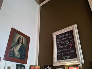 Tuesday Schnitzel special, Thursday "Kasnockn" (pan grilled cheese noodles) special at Cafe Harvest in Vienna