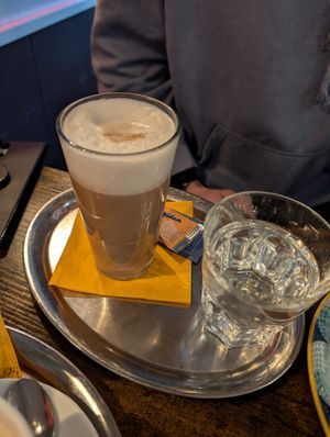 Café Latte at Cafe Harvest in Vienna