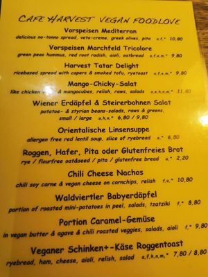  at Cafe Harvest in Vienna