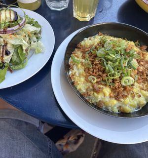 Käsenockerl   at Cafe Harvest in Vienna