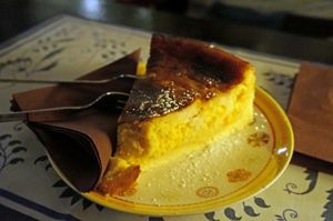 Topfentorte at Cafe Harvest in Vienna