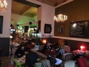 Inside at Cafe Harvest in Vienna