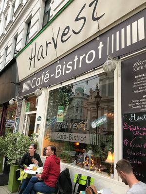 This is what you're looking for when walking by!  at Cafe Harvest in Vienna