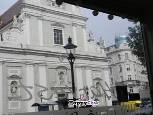A really nice view from Harvest window at Cafe Harvest in Vienna