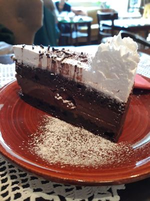 Cherry cake at Cafe Harvest in Vienna