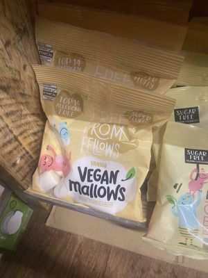 Vegan marshmallows   at The New Leaf Co-op in Edinburgh