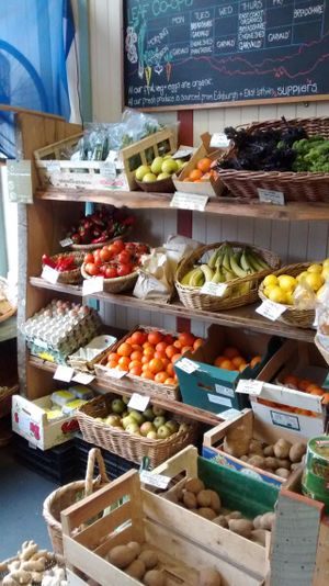 Fruit and veg. at The New Leaf Co-op in Edinburgh