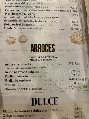 Paella und Risotto   at Kairos  in Lescala