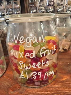 Vegan sweets at Zero in Exeter