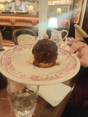 Chocolate praline at Rose du Pont in Chamonix-mont-blanc