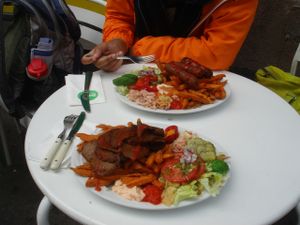 Massive and delicious platter at Soi Soi in Helsinki