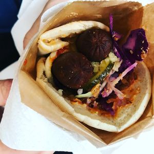 Vegan hot dog  at Soi Soi in Helsinki