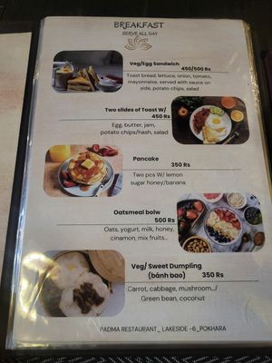  at Padma Vietnamese Restaurant in Pokhara