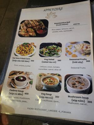  at Padma Vietnamese Restaurant in Pokhara