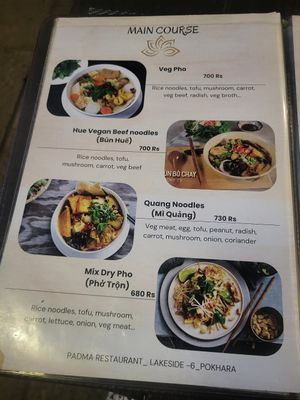  at Padma Vietnamese Restaurant in Pokhara