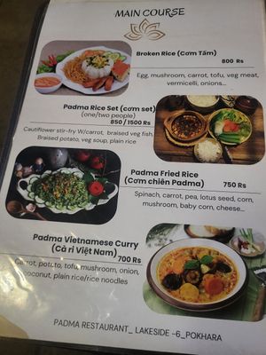  at Padma Vietnamese Restaurant in Pokhara