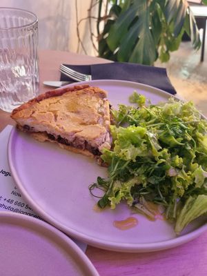 Quiche at Zgoda Cafe in Krakow