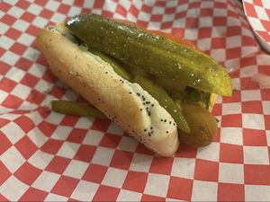 chicago-style not dog  at Chicago Not Dogs - XMarket in Chicago