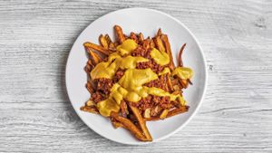 Chili Cheese Fries at Chicago Not Dogs - XMarket in Chicago