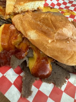 Beef and cheesee  at Chicago Not Dogs - XMarket in Chicago