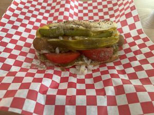 Chicago dog  at Chicago Not Dogs - XMarket in Chicago