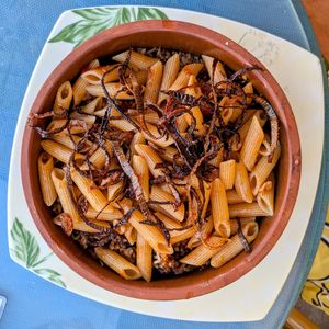 The Koshary came without Dakkah (vinegar dressing) at Princess in Dahab