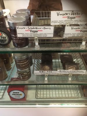 Market stall at Cookie Crumbs in Edmonton