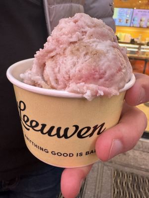 Vegan strawberry shortcake   at Van Leeuwen Ice Cream - 7th Ave in New York City