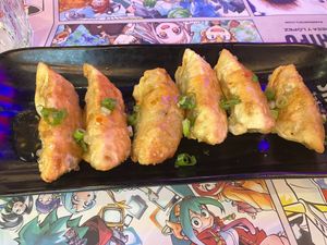 age gyozas veganas at Ramen Shifu - Mesa y López in Gran Canaria