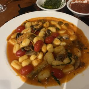 vegan gnocchi (amazing)  at Siamo Napoli in San Diego