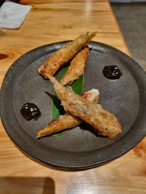 Spring rolls at Hakumokka in Onna