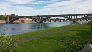 View from the garden at Loaf BnB in Berwick-upon-tweed