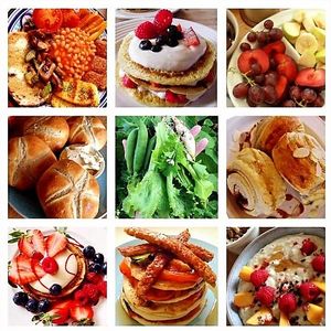 Lovely Loaf b&b breakfasts, featuring local, Organic, Fairtrade, & homegrown vegan-organic produce. at Loaf BnB in Berwick-upon-tweed