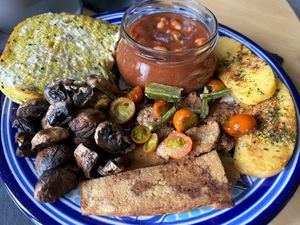 Cooked breakfast   at Loaf BnB in Berwick-upon-tweed