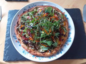 Breakfast Pizza at Loaf BnB in Berwick-upon-tweed