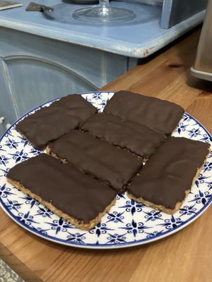 Welcome biscuits   at Loaf BnB in Berwick-upon-tweed