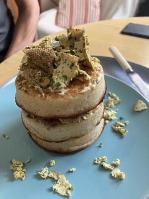 Savoury crumpets   at Loaf BnB in Berwick-upon-tweed