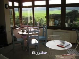 The conservatory, where breakfast is served. at Loaf BnB in Berwick-upon-tweed