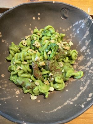 Pasta devpesto  at Centeno in Pontevedra