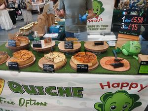 Quiches at Happy Sprout Kitchen in Gloucester
