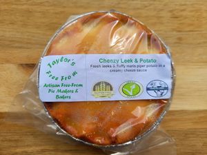 Cheezy Leek & Potato. at Taylors Free From in Stoke-on-trent