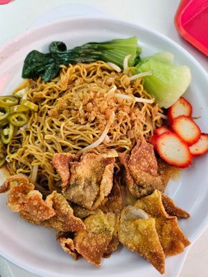 Wanton Noodle ~4/2/24 at Daily Green -吉祥素 - Blk 107 Ang Mo Kio in Northeast Singapore