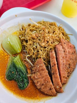 Porkchop Noodle ~4/2/24 at Daily Green -吉祥素 - Blk 107 Ang Mo Kio in Northeast Singapore