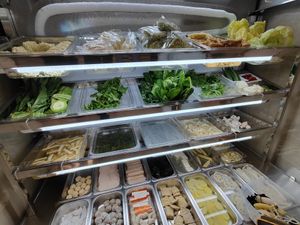 Ingredients for mala at Veggie House 一芳 - HarbourFront in Central Singapore