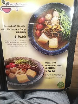 Soup noodles at Veggie House 一芳 - HarbourFront in Central Singapore